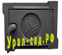 дверка чугунная поддувальная уплотненная