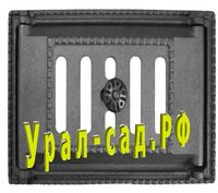 дверка чугунная поддувальная каминная