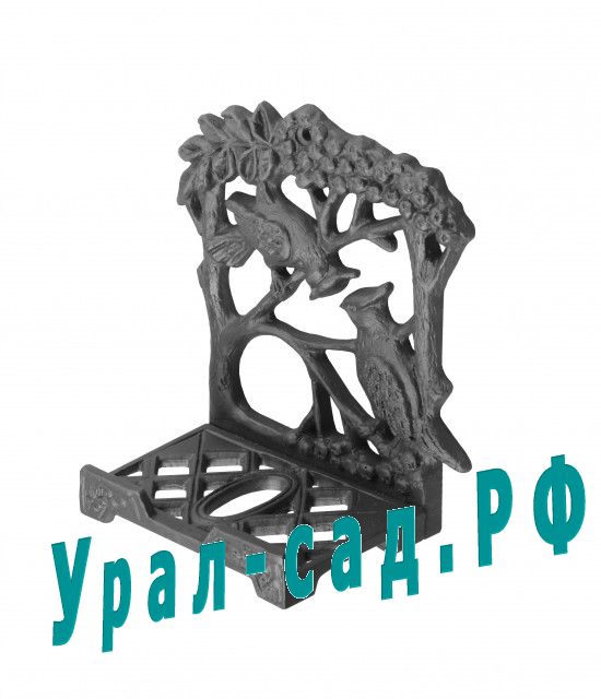 Полка спичечница свиристели чугунная