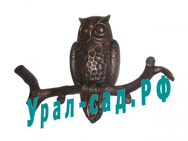 Вешалка Сова чугунная