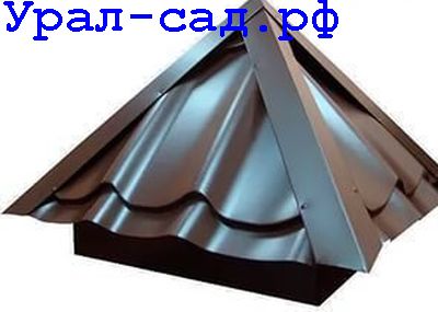 Колпаки на забор