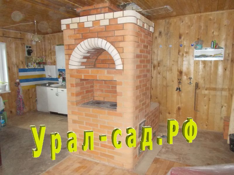 печь с лежанкой из кирпича