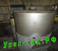 печь банная с нержавеющим круглым баком