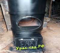 печь в баню с термостойкой краской