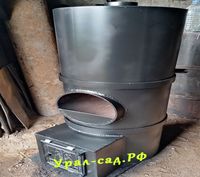 печь для бани окрашенная термостойкой краской